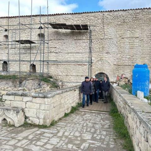 В Бахчисарае продолжают реставрировать Ханский дворец